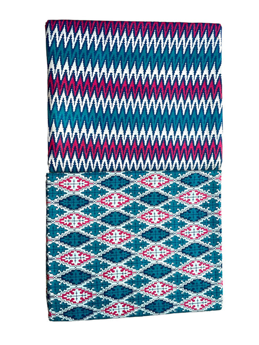 Geometry Top With Zig Zag Line Bottom