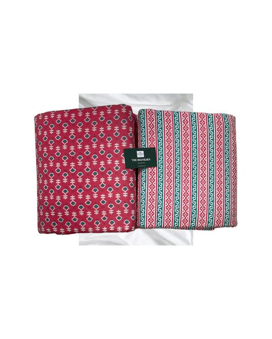 Buti Top and Bottom Cotton Combo Set 2.5 Mtr Top 2.5 Mtr Bottom