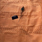Peach Colour Hokba Embroidery Fabric Soft and Smooth touch 2.5 mtrs cut