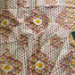 Yellow Geometry Beautiful Handblock Printed Cotton Suit With  Mulmul Cotton Dupatta