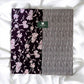 Wine Floral Print Top and Bottom Cotton Combo Set 2.5 Mtr Each