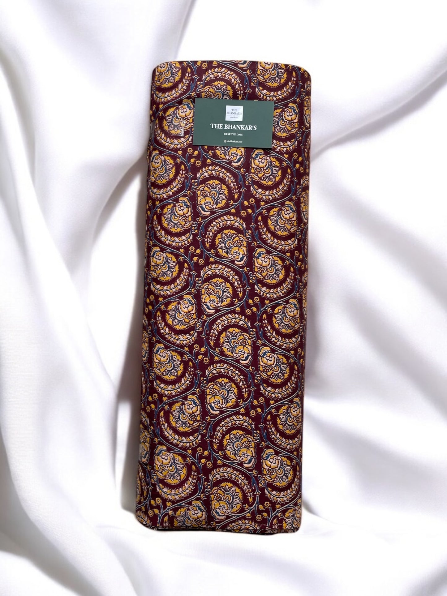 Beautiful Kalamkari Print Top and Bottom Cotton Combo Set Fabric 2.5 Mtr Top 2.5 Mtr Bottom