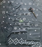 BANDHANI COTTON SUIT SET WITH MULMUL DUPATTA
