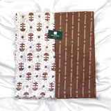 Mouse Colour Buti Print Top and Bottom Cotton Combo Set 2.5 Mtr Each