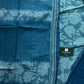 Sea Blue floral Beautiful Handblock Printed Cotton Suit With  Mulmul Cotton Dupatta