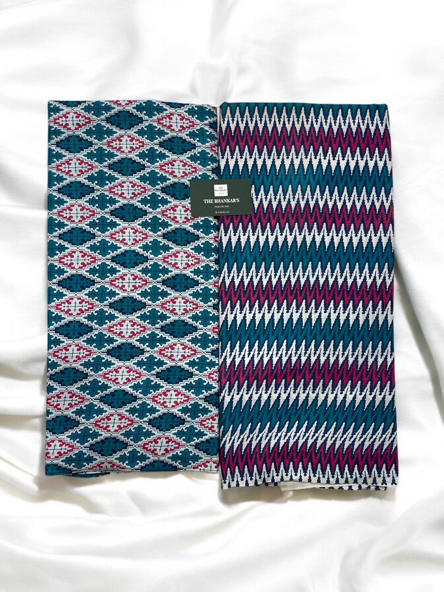 Ikkat Top and Bottom Cotton Combo Set 2.5 Mtr Top 2.5 Mtr Bottom