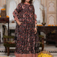 Bagru Handblock Printed Anarkali Set With Kota doria Dupatta with Zari Border