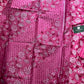 Pink Floral Beautiful Handblock Printed Cotton Suit With Mulmul Cotton Dupatta