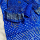 ROYAL BLUE GAJJI SILK FABRIC SUITS WITH HEAVY ZARI RICH HAND PALLU DUPATTA
