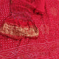 RED BANDHANI  PURE GAJJI SILK FABRIC SUITS WITH HEAVY ZARI RICH HAND PALLU DUPATTA