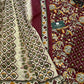 Kalamkari Handblock Printed Cotton Suit With Mulmul Cotton Dupatta
