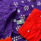 BANDHANI COTTON SUIT SET WITH MULMUL DUPATTA