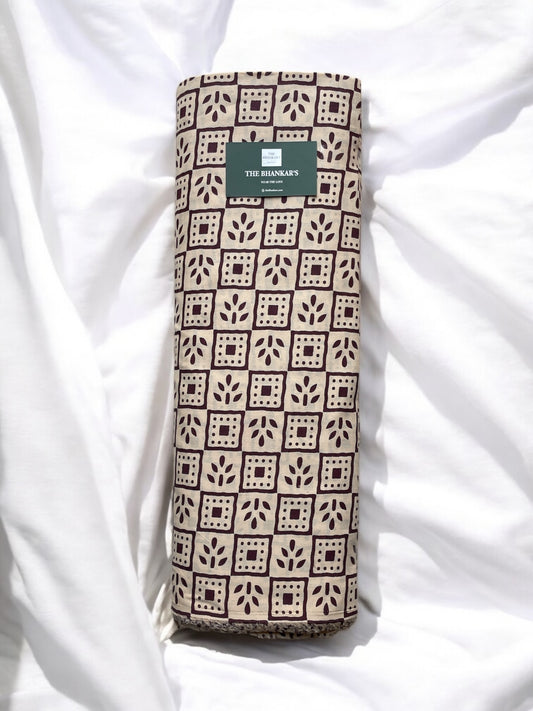 Beautiful Kalamkari Print Top and Bottom Cotton Combo Set Fabric 2.5 Mtr Top 2.5 Mtr Bottom