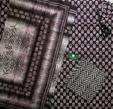 Small Buti Handblock Printed Cotton Suit With Mulmul Cotton Dupatta