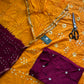 BANDHANI COTTON SUIT SET WITH MULMUL DUPATTA