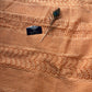 Peach Colour Hokba Embroidery Fabric Soft and Smooth touch 2.5 mtrs cut