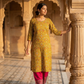 Kalamkari Floral Print Top and Bottom Cotton Combo