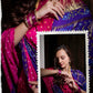 Pink & Royal Blue Pure Gaji Silk Bandhani Ghatchola Saree with Heavy Designer Pallu