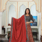 Bagru Handblock Printed CHANIYA CHOLI CROP TOP AND SKIRT WITH MULMUL DUPATTA