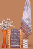 RAPID Handblock Printed Kota Doria Suit Material With Kota Doria Dupatta with Jari Border| The Bhankar's| RF
