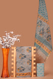 Handblock Printed Kota Doria Suit Material With Kota Doria Dupatta with Jari Border | The Bhankar's| RF