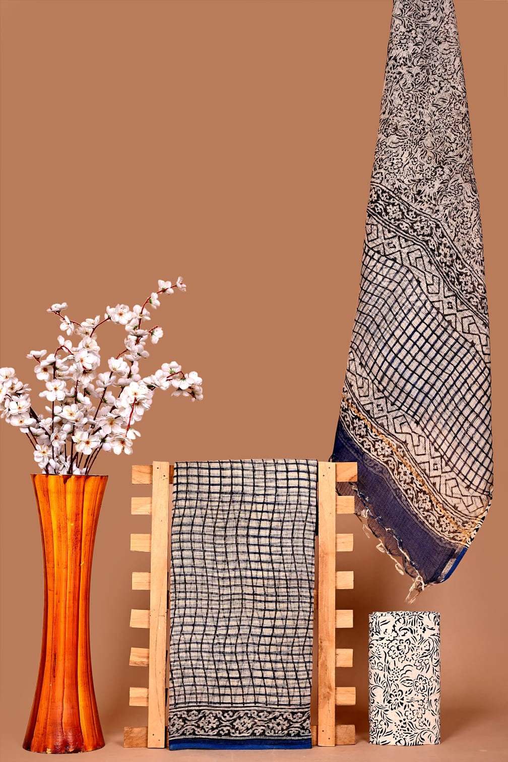 HANDBLOCK Kota Doria Suit Material With Kota Doria Dupatta with Jari Border| The Bhankar's | RF