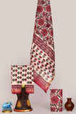 Bagru Handblock Printed Premium Maheshwari Silk Unstitched Suit with Cotton Bottom – Festive Ready | The Bhankar's | RF